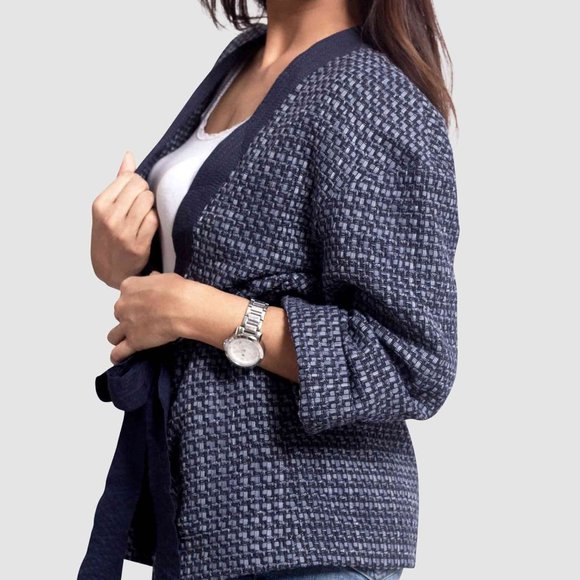 OLGYN Women’s Patterned Kimono Jacket - Picture 3 of 4